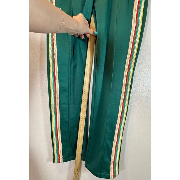 NWT Wales Bonner Rare Crochet Striped Green Top & Bottom Track Suit Men’s M - Picture 13 of 16